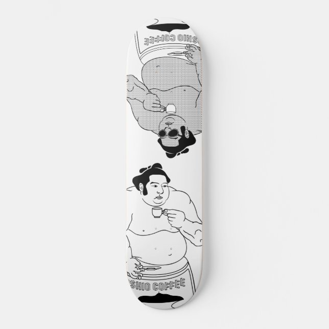 Hakodatemountain skateboard deck (Front)
