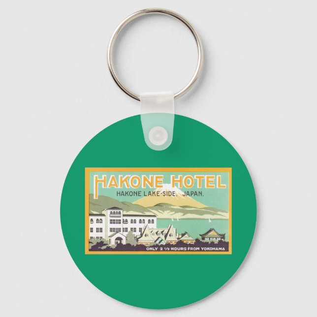 Hakone Hotel Japan Keychain (Front)