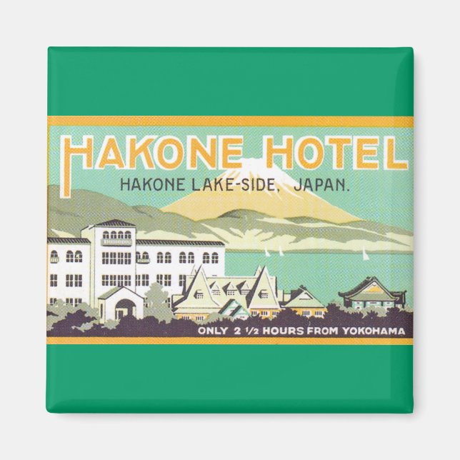 Hakone Hotel Japan Magnet (Front)
