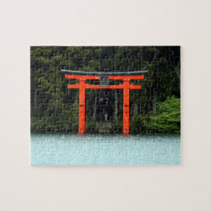 hakone red torii jigsaw puzzle