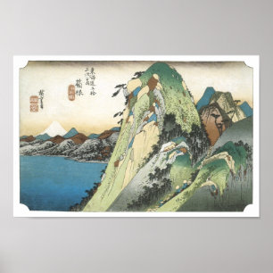 Hakone View of the Lake, Hiroshige, 1831-34 Poster