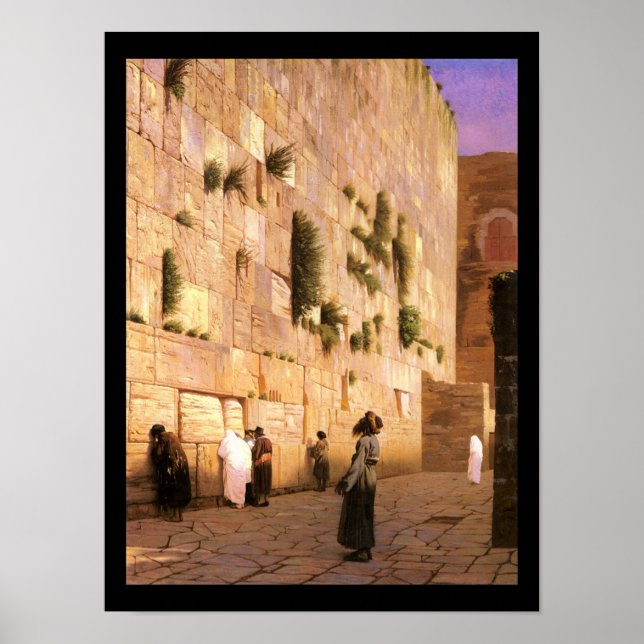 HaKotel by Jean-LéonGérôme - Circa Late 1800s Poster (Front)