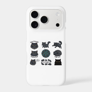 Haku The Grumpy Black Cat Sticker Pack 