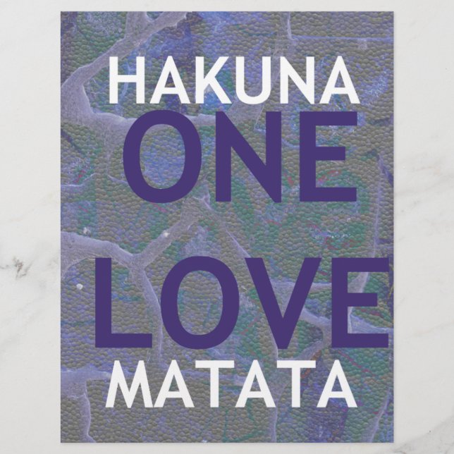 HAKUNA MATATA (Front)
