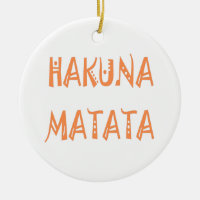 Hakuna Matata – African Tribal Text Art