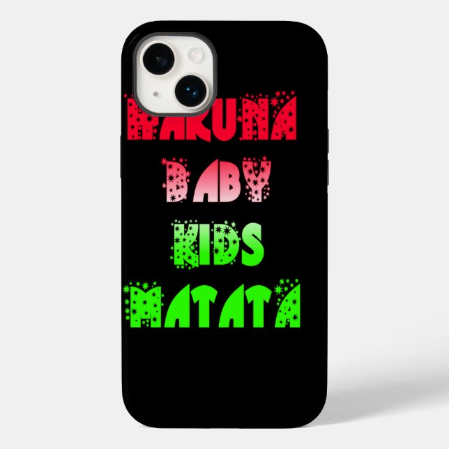 Hakuna Matata Baby Kids Gifts  amazing  colour des Case-Mate iPhone Case (Back)