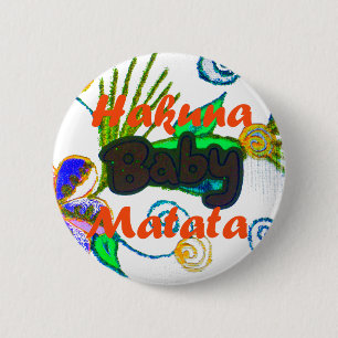 Hakuna Matata Baby.png 2 Inch Round Button