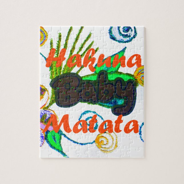 Hakuna Matata Baby.png Jigsaw Puzzle (Vertical)