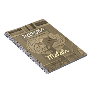 Hakuna Matata Back To School Giraffe Colours Notebook