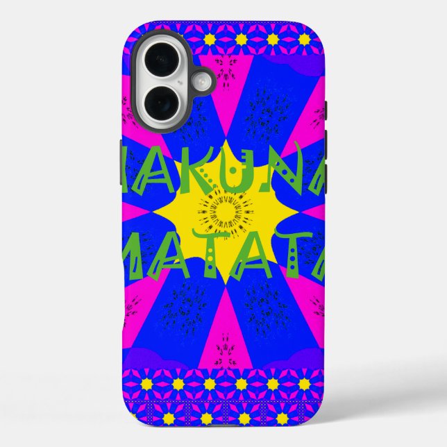 Hakuna Matata Beautiful Amazing Design Colours Case-Mate iPhone Case (Back)