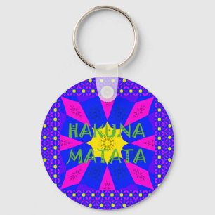 Hakuna Matata Beautiful Amazing Design Colours Keychain