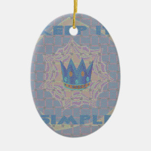 Hakuna matata ceramic ornament