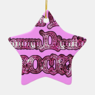 Hakuna Matata Communication ROCKS Art Print Ceramic Ornament