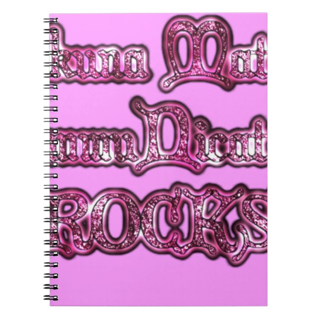 Hakuna Matata Communication ROCKS Art Print Notebook (Front)