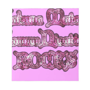 Hakuna Matata Communication ROCKS Art Print Notepad