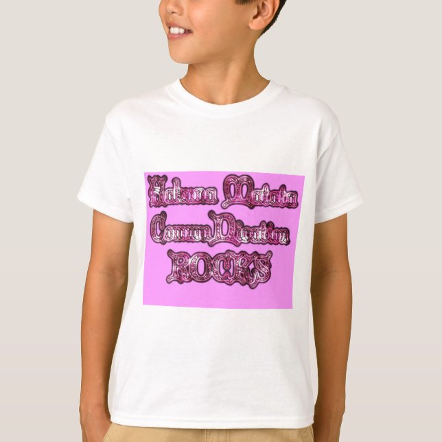 Hakuna Matata Communication ROCKS Art Print T-Shirt (Front)