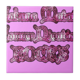 Hakuna Matata Communication ROCKS Art Print Tile