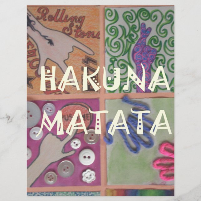 Hakuna Matata cute amazing work of art.png (Front)