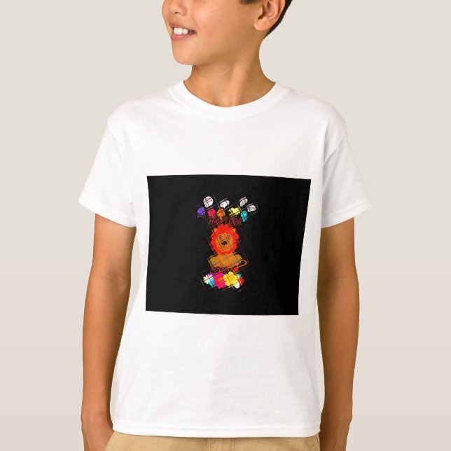 Hakuna Matata cute baby lion king design T-Shirt (Front)