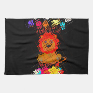 Hakuna Matata cute baby lion king Kitchen Towel