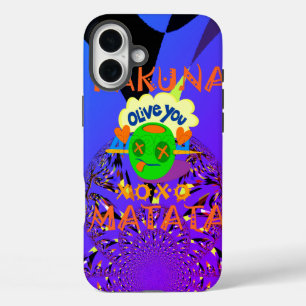 Hakuna Matata cute nice and lovely funny love iPhone 16 Plus Case