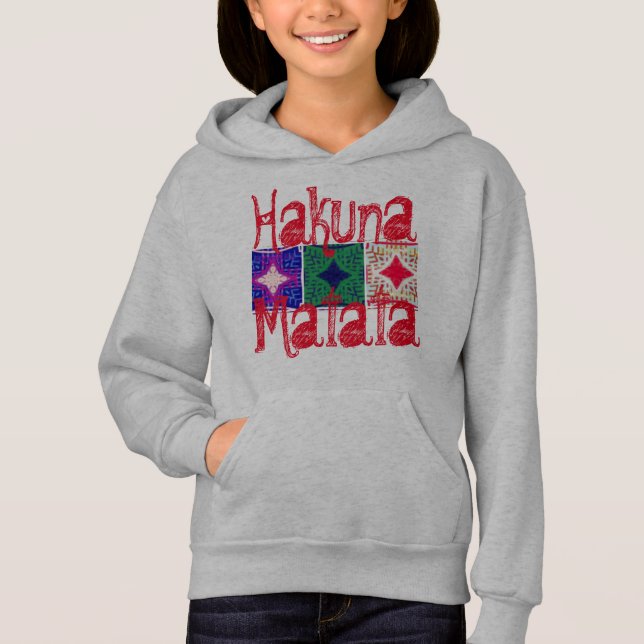 Hakuna matata Dernier Cool Graphic Texte Motif (Devant)