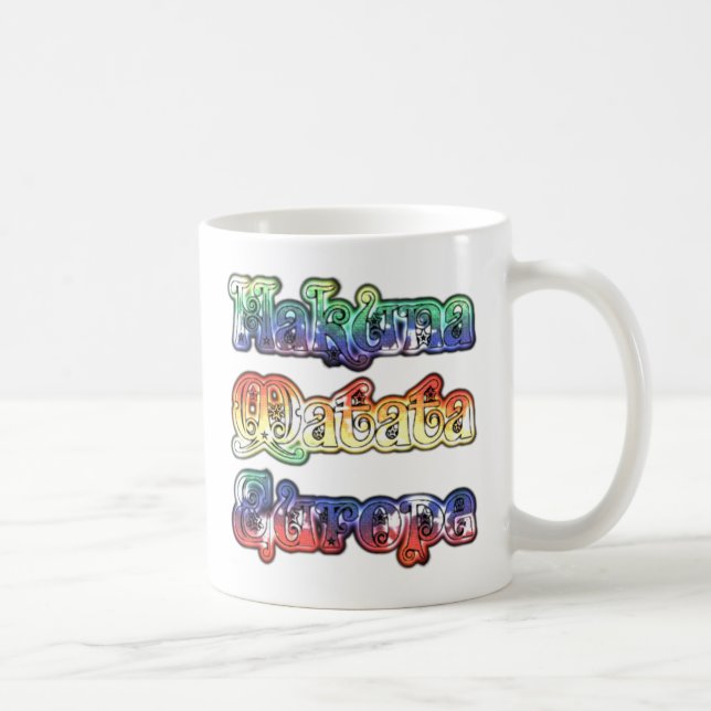 Hakuna Matata Europe Art Print/Graphic Coffee Mug (Right)