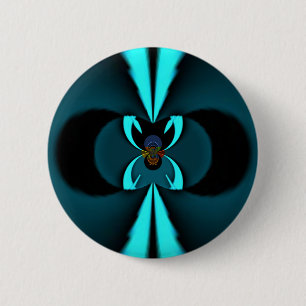 Hakuna Matata Gifts Blue Shield 2 Inch Round Button