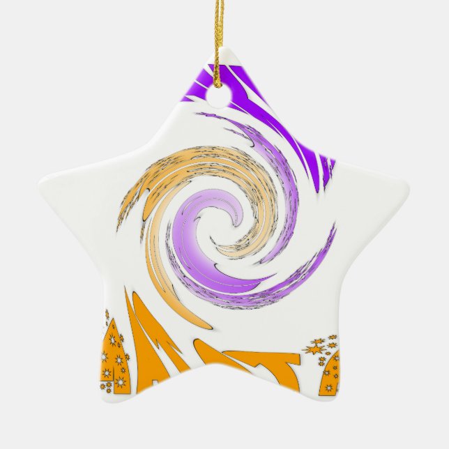 Hakuna Matata Gifts stars.png Ceramic Ornament (Front)