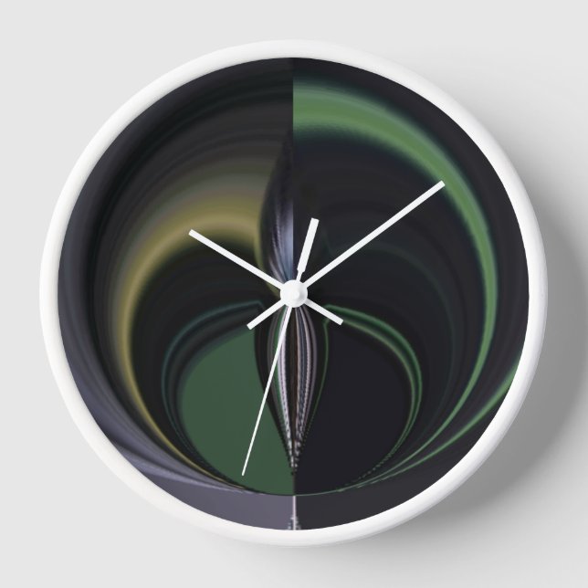 Hakuna Matata Girly Gifts Aurora Silver Lining she Wall Clock (Front)