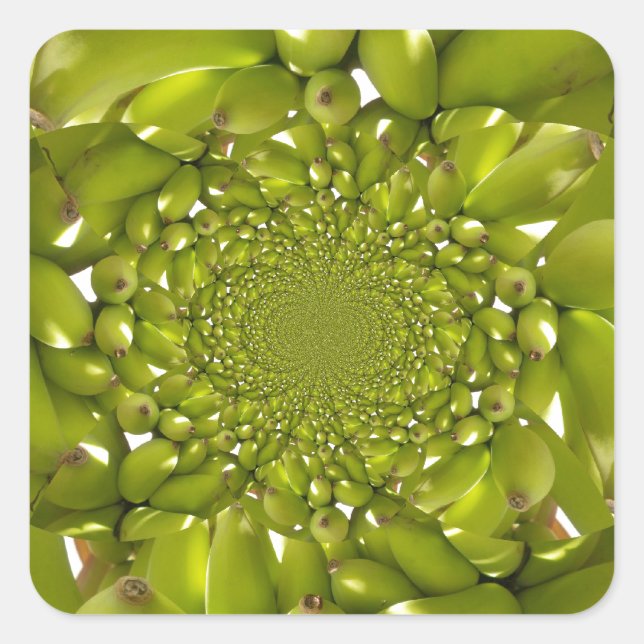 Hakuna Matata Going Bananas.jpg Square Sticker (Front)