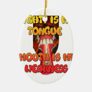 Hakuna Matata HAkuna Matata Big Mouth. Ceramic Ornament