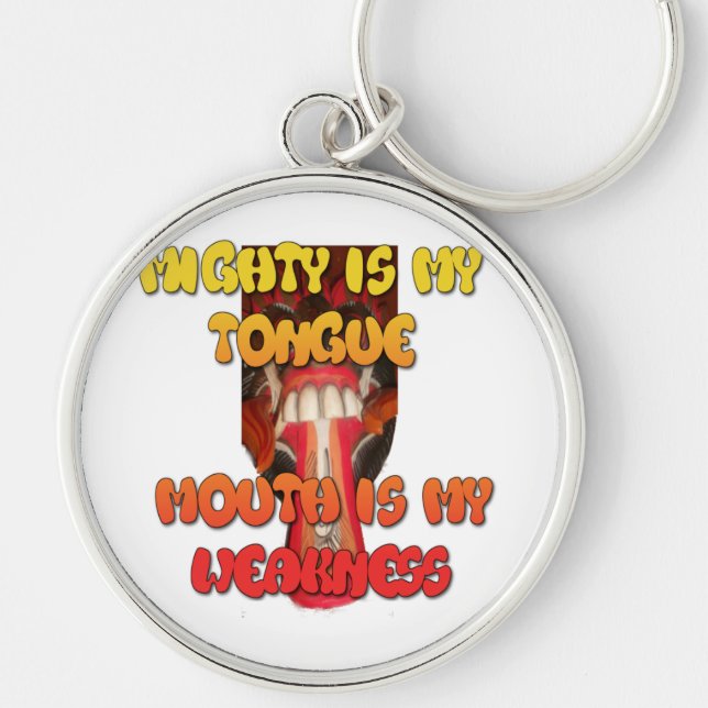 Hakuna Matata HAkuna Matata Big Mouth. Keychain (Front)