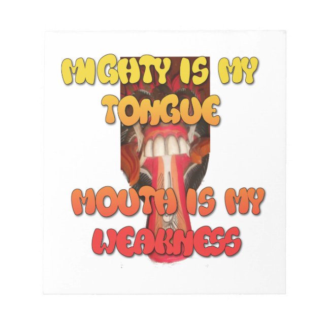 Hakuna Matata HAkuna Matata Big Mouth. Notepad (Front)