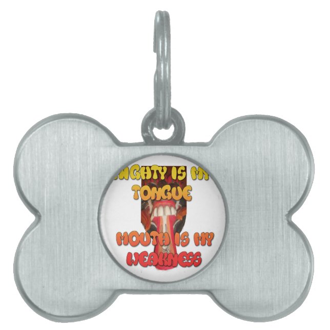 Hakuna Matata HAkuna Matata Big Mouth. Pet Tag (Front)