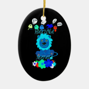 Hakuna Matata Hakunamatata baby lion king.png Ceramic Ornament