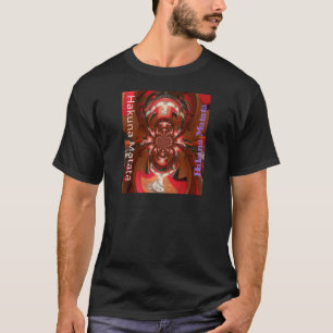 Hakuna Matata Halloween Mask Kaleidoscope Abstract T-Shirt