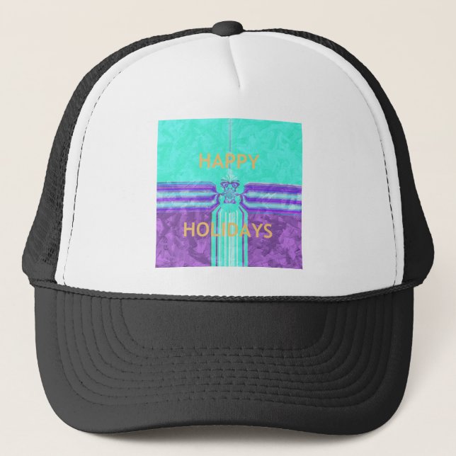 Hakuna Matata Happy Holidays Trucker Hat (Front)