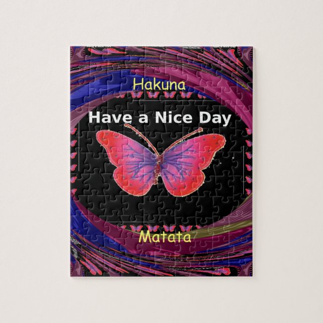 Hakuna Matata Have a Nice Day.png Jigsaw Puzzle (Vertical)