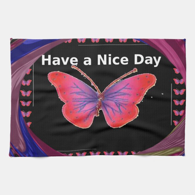 Hakuna Matata Have a Nice Day.png Kitchen Towel (Horizontal)