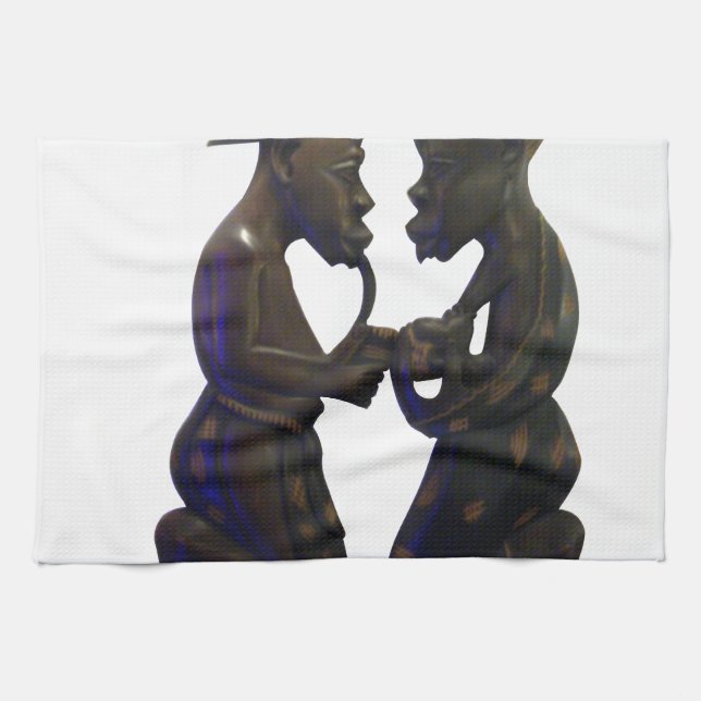 Hakuna Matata Having fun Old School is the best Kitchen Towel (Horizontal)