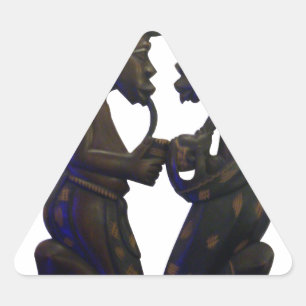 Hakuna Matata Having fun Old School is the best Triangle Sticker