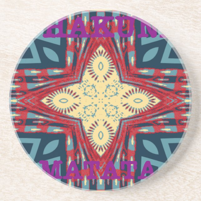 Hakuna Matata Hope disign Coaster (Front)