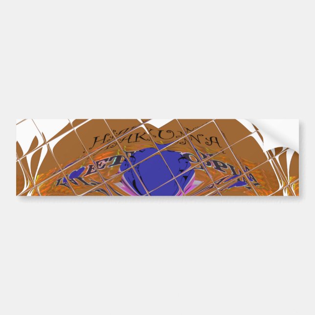 Hakuna Matata I love  Ethiopia Colour design Bumper Sticker (Front)
