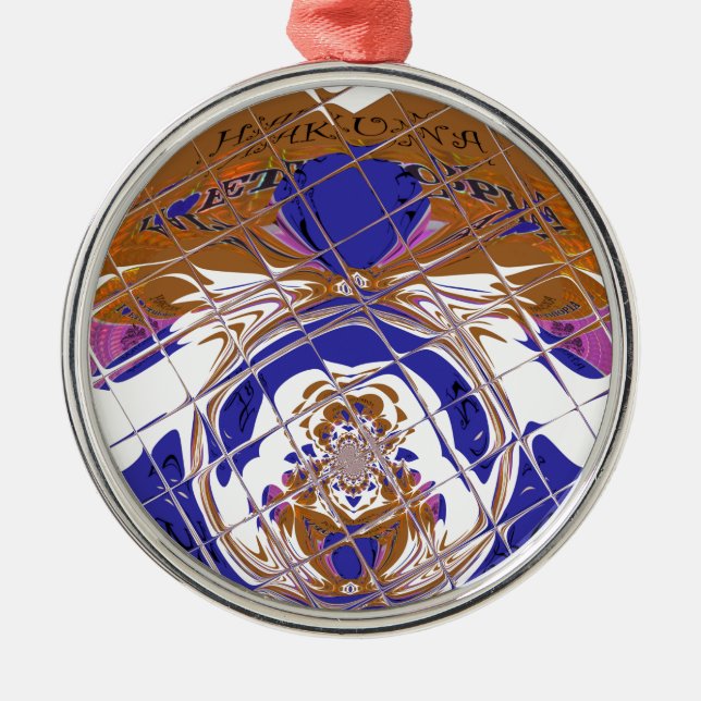 Hakuna Matata I love  Ethiopia Colour design.png Metal Ornament (Front)