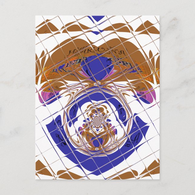 Hakuna Matata I love  Ethiopia Colour design.png Postcard (Front)