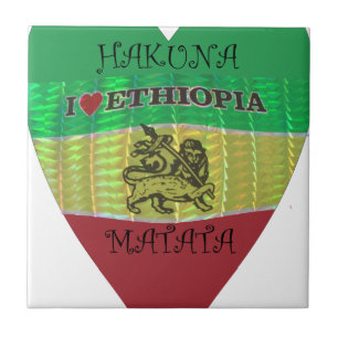 Hakuna Matata I love Ethiopia Colours.png Tile