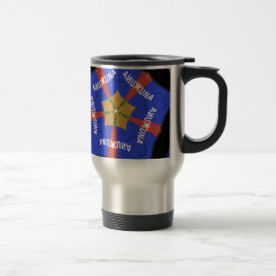 Hakuna Matata Iridiscent Blue Travel Mug