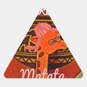 Hakuna Matata: Joyful African Art iPhone 17 Case & Triangle Sticker