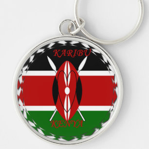 Hakuna matata Karaibu Kenya Keychain